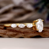 ALORA Four-Prong Oval Cut Solitaire Engagement Ring